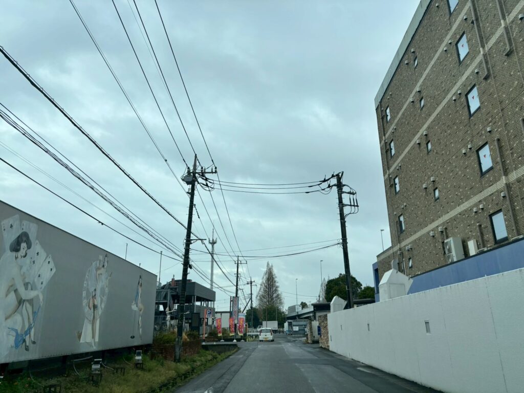 ウェアハウスまでの道のり