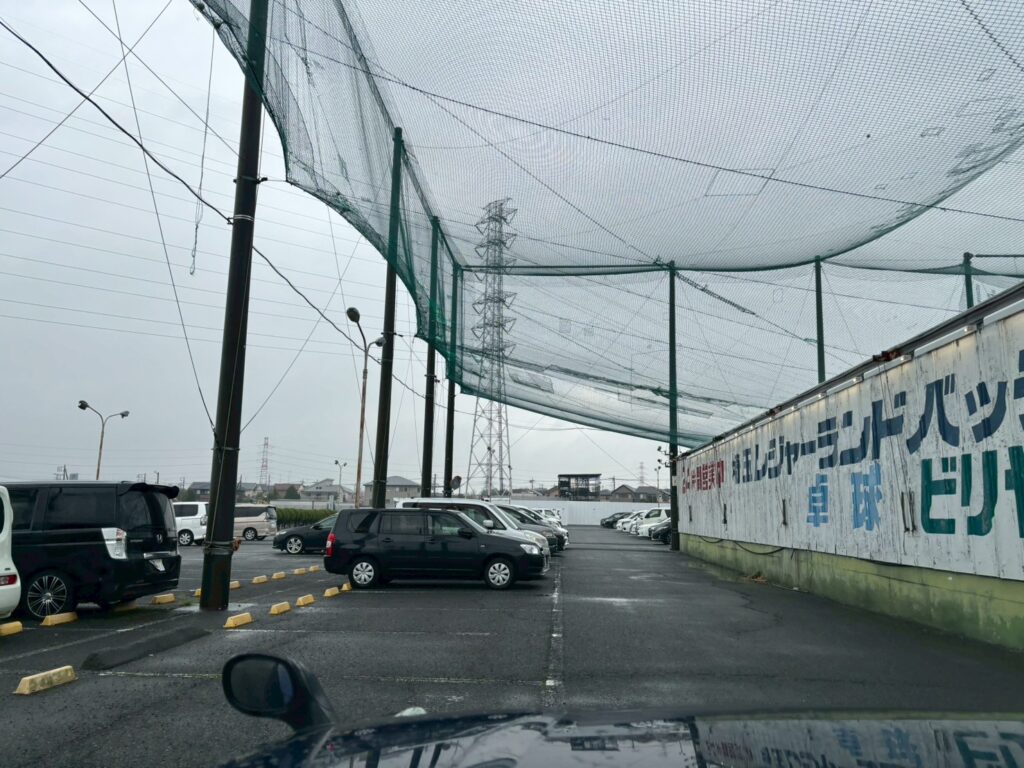 春日部レジャーランドの駐車場