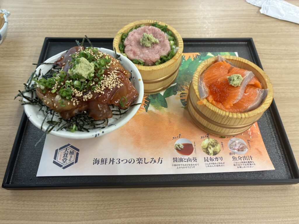 道の駅べに花の郷おけがわ　海鮮丼