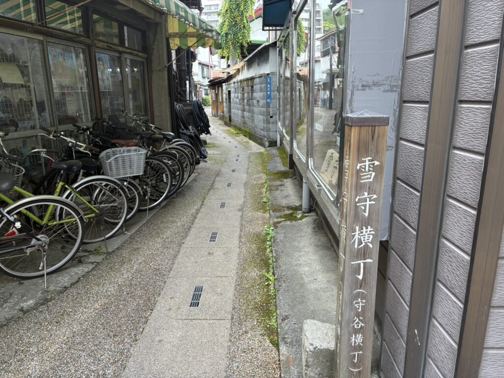 青梅 雪守横丁