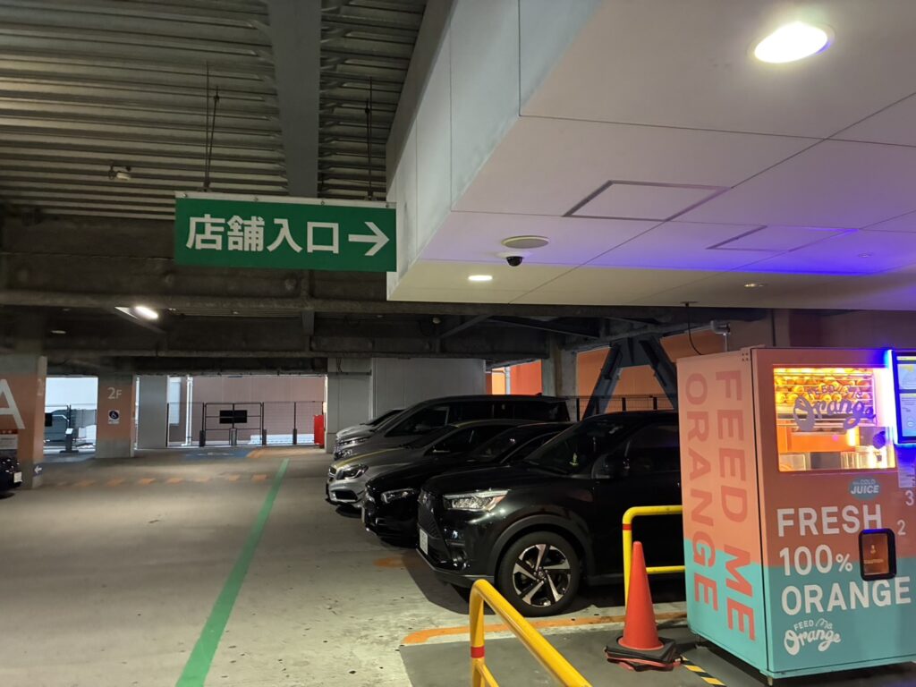 ダイバーシティ東京駐車場