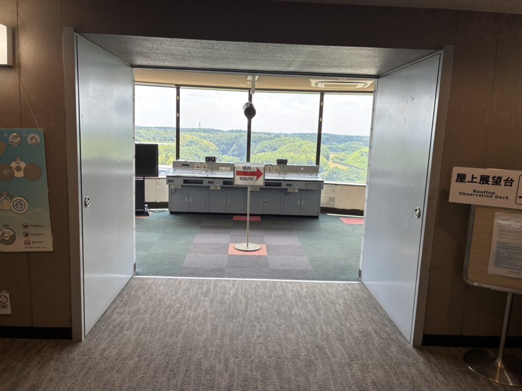 航空科学博物館 展望台