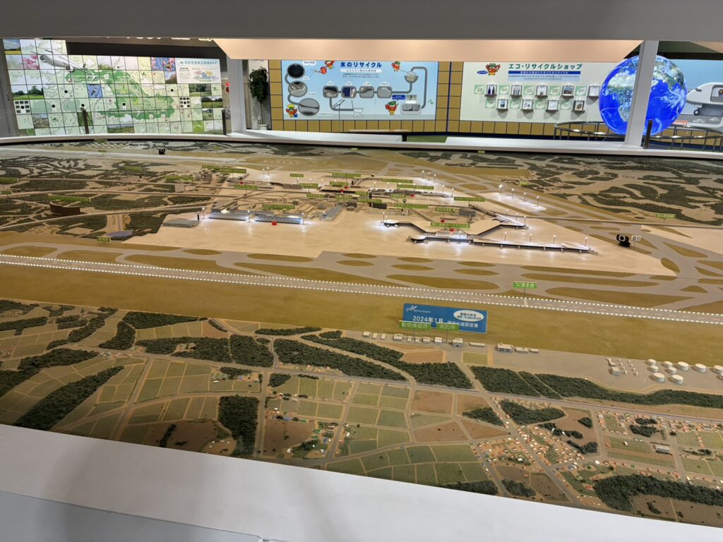 航空科学博物館 ジオラマ
