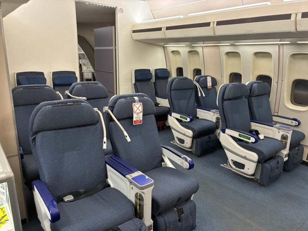航空科学博物館 機内