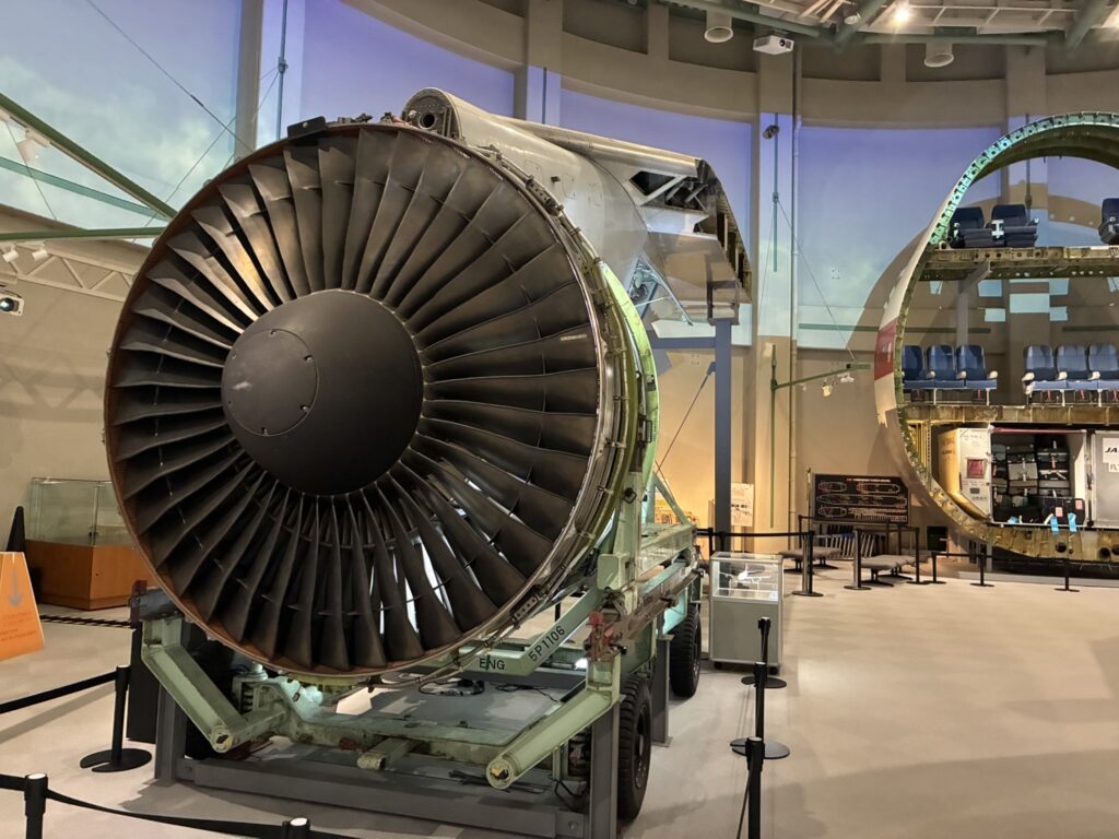 航空科学博物館 ジェットエンジン
