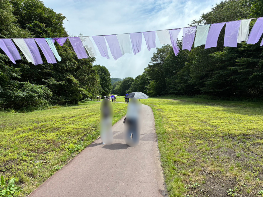 たんばらラベンダーパーク　道中