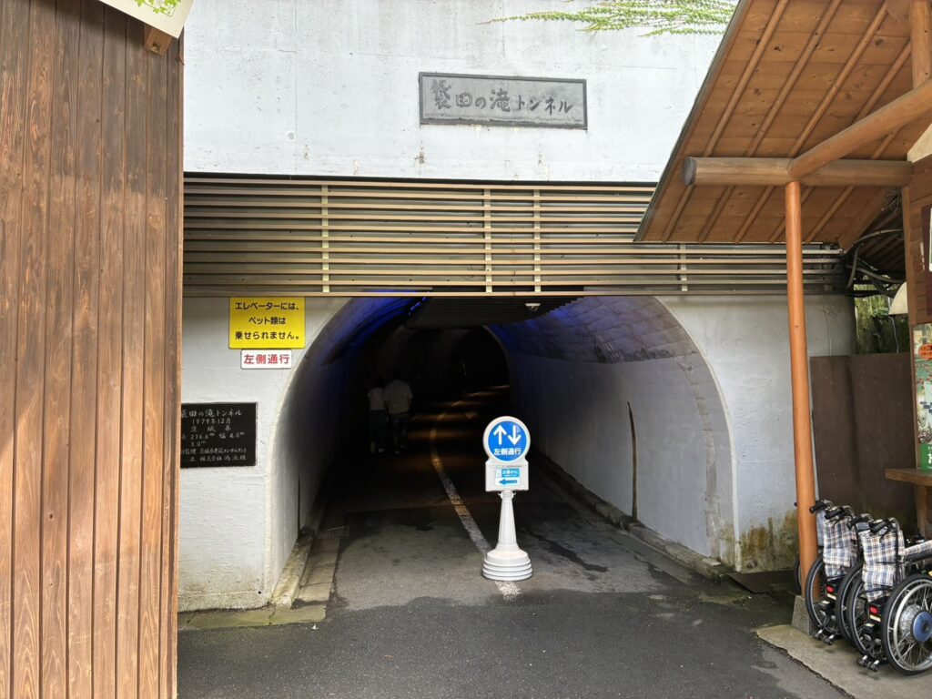袋田の滝　トンネル