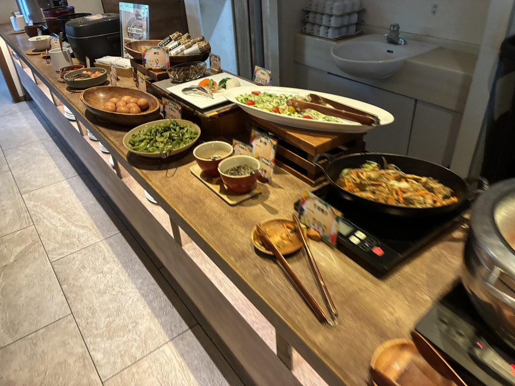 THE KEY HIGHLAND NASU　朝食　ビュッフェ