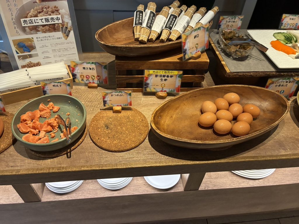 THE KEY HIGHLAND NASU　朝食　ビュッフェ