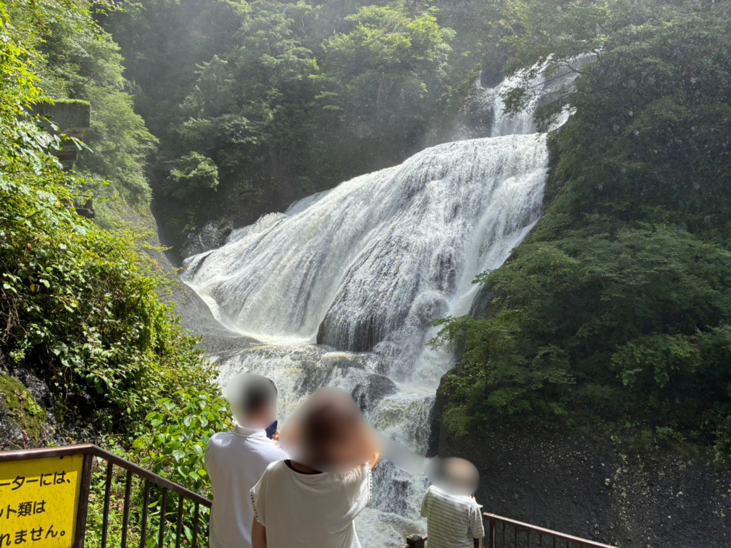 袋田の滝　つり橋